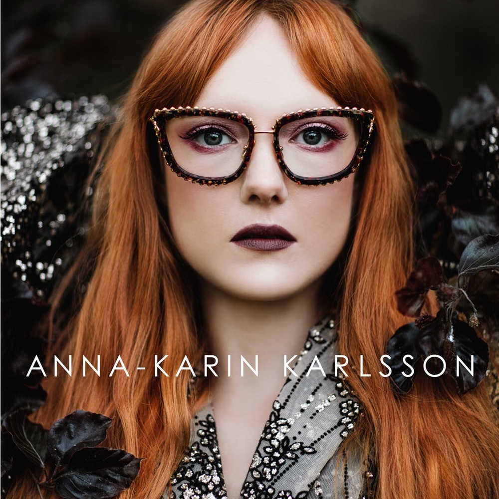 Anna Karin Kalrsson Honey You Bee Black Gold Women's Eyeglasses Prescription